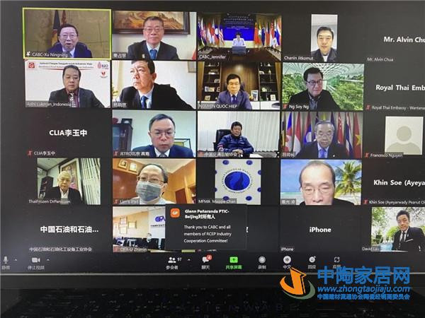 秦占学出席RCEP产业合作线上会议并发表讲话(图2) 秦占学出席RCEP产业合作线上会议并发表讲话(图2)