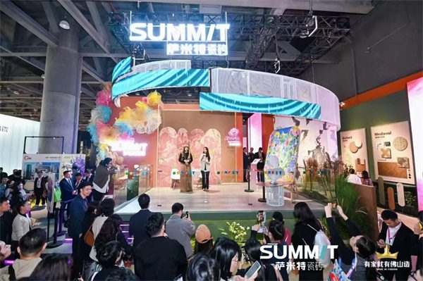 马可波罗、冠珠、萨米特...近40家瓷砖/岩板品牌参展2024广州设计周(图23)