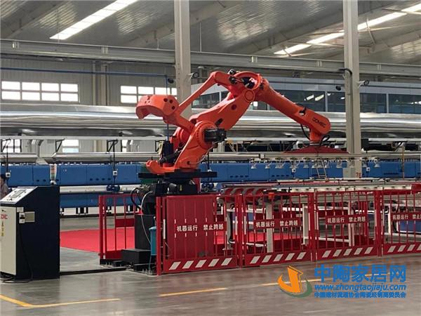 河北领标科技第二条3mm纤薄岩板生产线点火(图7) 河北领标科技第二条3mm纤薄岩板生产线点火(图7)