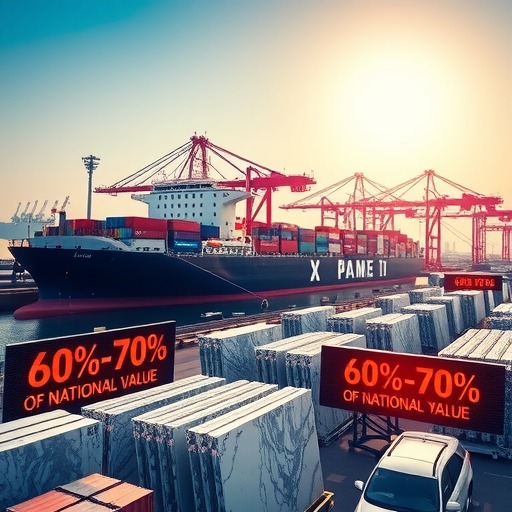 厦门港石材进出口占全国总值的60%-70%(图1)