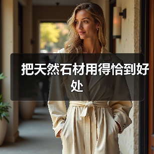 把天然石材用得恰到好处（图4）