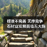 标准不完善 无序竞争 石材业发展面临五大隐忧（图3）