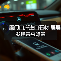厦门口岸进口石材 屡屡发现害虫隐患(图1) 厦门口岸进口石材 屡屡发现害虫隐患(图1)