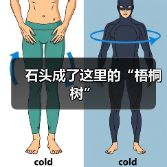 石头成了这里的“梧桐树”(图3) 石头成了这里的“梧桐树”(图3)