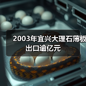 2003年宜兴大理石薄板出口逾亿元（图4）