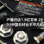 产量仍达1.9亿平米 2003中国石材业不平凡的一年（图2）