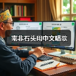 南非石头用中文唱歌(图1) 南非石头用中文唱歌(图1)