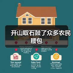 开山取石鼓了众多农民腰包（图2）