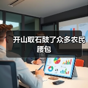 开山取石鼓了众多农民腰包（图1）