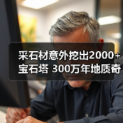 采石材意外挖出2000+宝石塔 300万年地质奇迹引专家考证(图2) 采石材意外挖出2000+宝石塔 300万年地质奇迹引专家考证(图2)