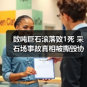 数吨巨石滚落致1死 采石场事故真相被撕毁协议?(图1) 数吨巨石滚落致1死 采石场事故真相被撕毁协议?(图1)