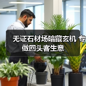 无证石材场暗藏玄机 专做回头客生意(图3) 无证石材场暗藏玄机 专做回头客生意(图3)