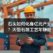 石头如何化身亿元产业?大悟石雕工艺年赚超亿(图1) 石头如何化身亿元产业?大悟石雕工艺年赚超亿(图1)
