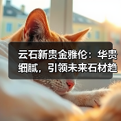 云石新贵金雅伦：华贵细腻，引领未来石材趋势？（图1）