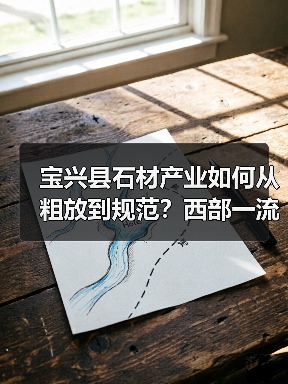宝兴县石材产业如何从粗放到规范?西部一流基地建设全记录(图3) 宝兴县石材产业如何从粗放到规范?西部一流基地建设全记录(图3)