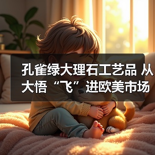 孔雀绿大理石工艺品 从大悟“飞”进欧美市场(图1) 孔雀绿大理石工艺品 从大悟“飞”进欧美市场(图1)