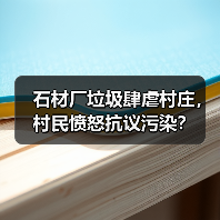 石材厂垃圾肆虐村庄,村民愤怒抗议污染?(图2) 石材厂垃圾肆虐村庄,村民愤怒抗议污染?(图2)